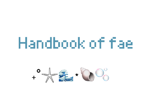 handbook of fae!