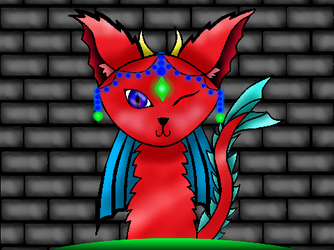 Dragon x Cat || Black Out Art