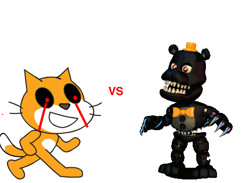 Scratch.EXE VS black freddy fazbear