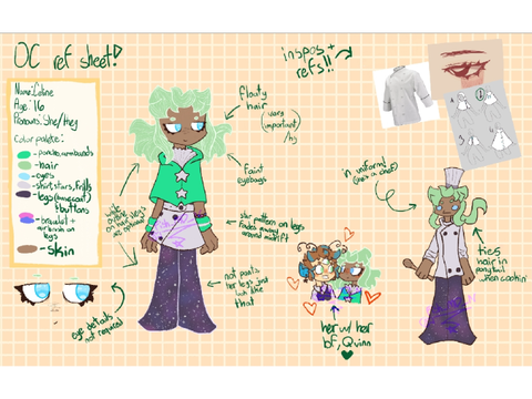 Celine ref sheet! [OC ART]