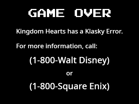 Klasky Csupo Robot logo 4000 Kingdom Hearts Error