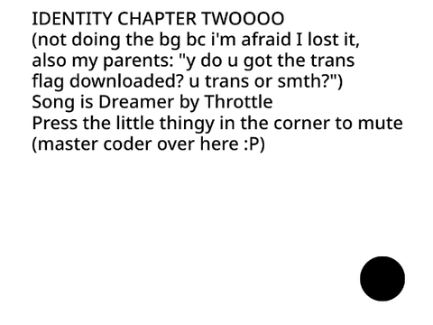 IDENTITY- Chapter 2(ITS COMING BACK Y'ALLLLL)
