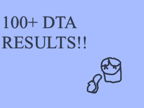 100+ DTA results
