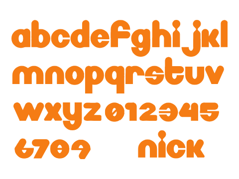 Nick font except its the worst thing you'll see all day