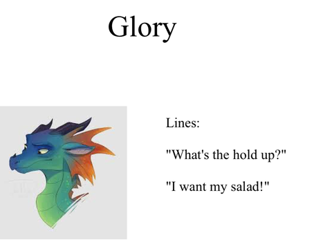 VOICE AUDITION~ Glory