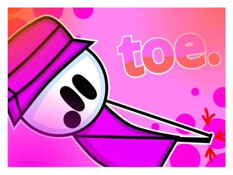 How I Broke My Toe. ll #animations #art #music #trending #stories #all ll