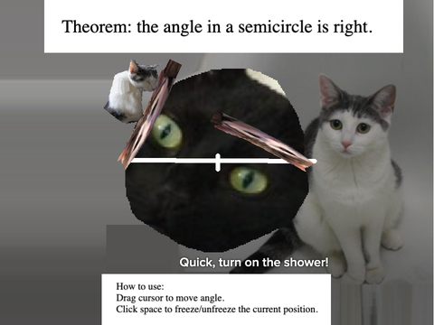 Thale's Theorem cat remix