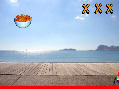 cheese puff catch game