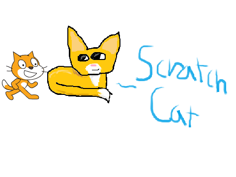  does anyone like how i drew the Scratch cat???