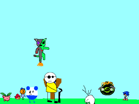 add yourself attacking the pig! Remix remix