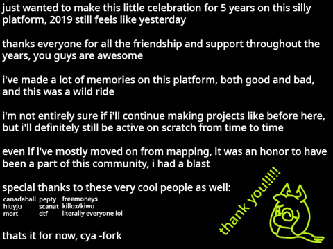 five years