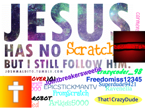 Sign here if you follow Jesus! Accept Christ as the Lord!  remix