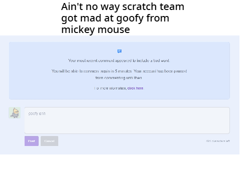Scratch team trippin'