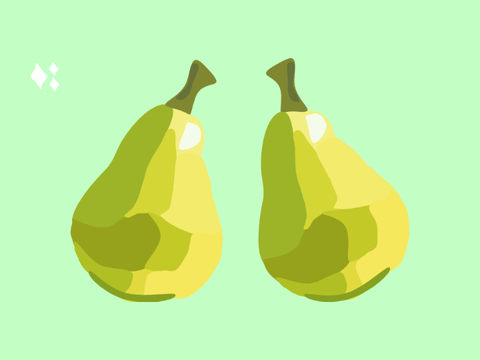 Pair of Pears- A Blockshade