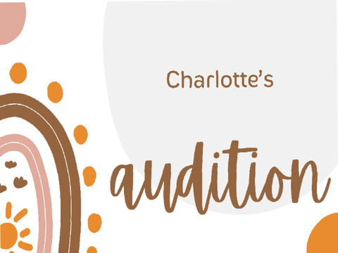 my audition: just a dream