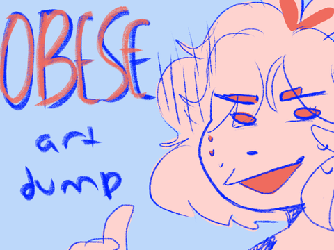 morbidly obese art dump