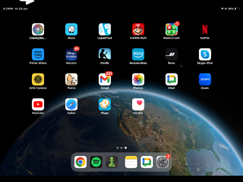 Colourful mouse pointer iPad remix