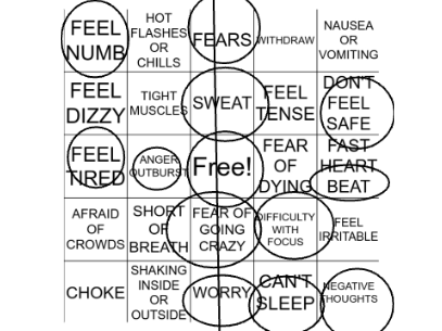 Anxiety Bingo… remix