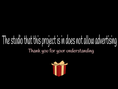 The studio that this project is in does not allow advertising