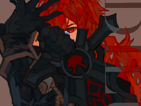 diluc ✦ genshin collab entry