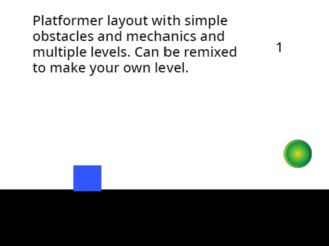 Platformer layout