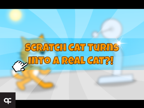 Scratch Cat Turns Into A Real Cat?!