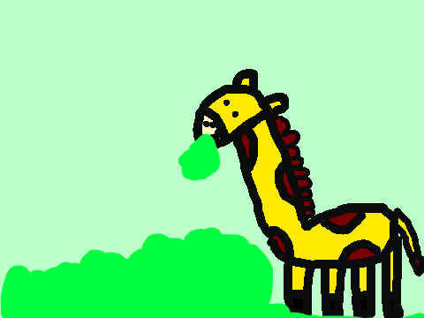 giraffe art