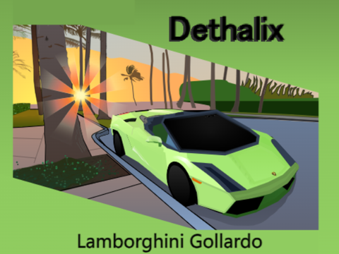-- Lamborghini Gollardo -- 2024 art contest entry -- #art 