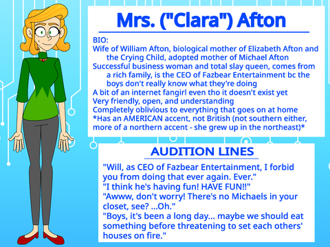 Audition for Charlie and Clara