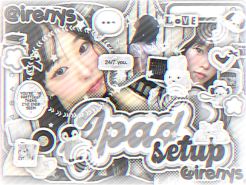 ୨– ipad ⇆ setup !? ୧