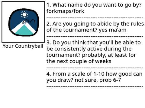 My FMC Drawing Tournament signup