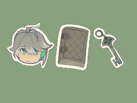 genshin art collab ✦ alhaitham 