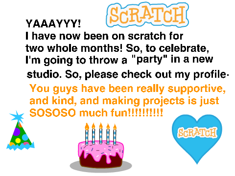 2 Month Celebration!!!!!!!!!