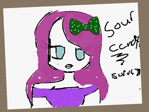 My oc she is so sour 
