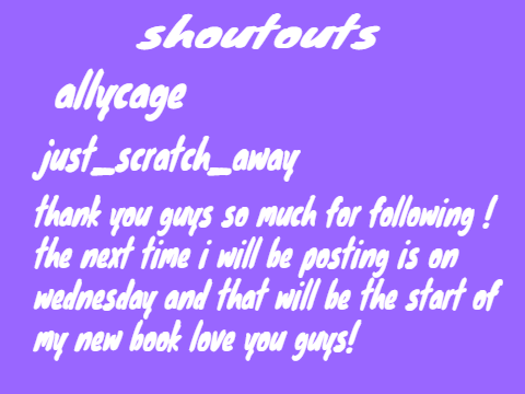 shoutouts 7/1/2024