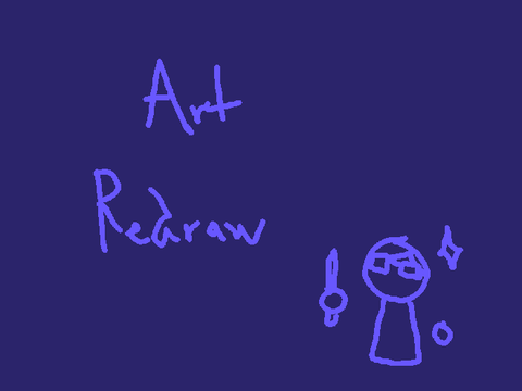 A redraw with the lowest quality imaginable