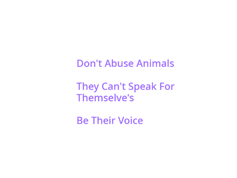 Remix this. Please. Stop animal abuse.