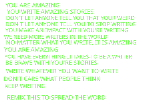 for all the writers remixed <33