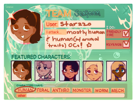 ART FIGHT !! . 10