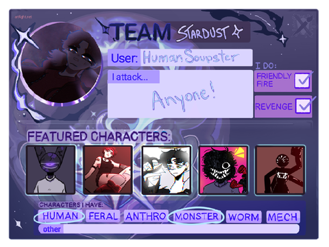 Artfight! Team Stardust <3