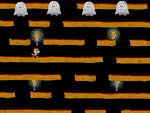 Scratch Cat Ghost Run!