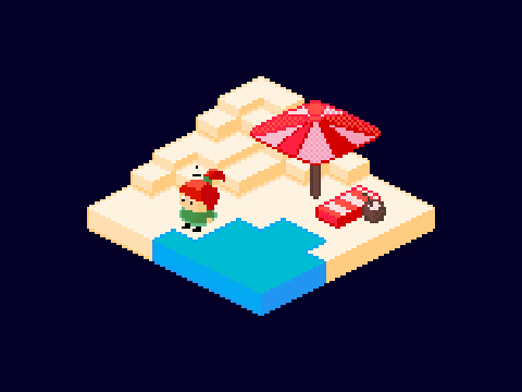 Isometric Beach