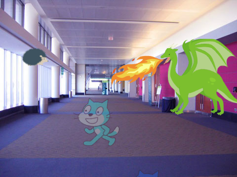 Scratch ドラゴンから逃げろ！！
