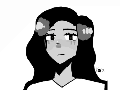 Drawing myself except that I’m ugly irl