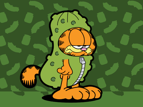 Pickle Garfield Vector