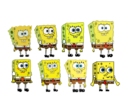All my SpongeBob Vectors