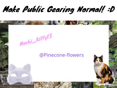 Make Public Gearing Normal! Remix and sign! remix remix