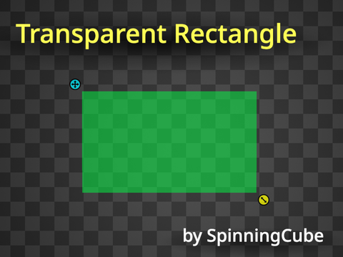 Transparent Rectangle with Fisheye