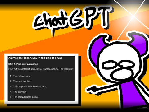 I used chatgpt for this animation