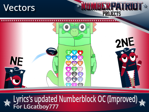 Lyrics's updated Numberblock OC (Improved)
